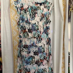 French Connection Cap sleeve Watercolor Dress US size 6